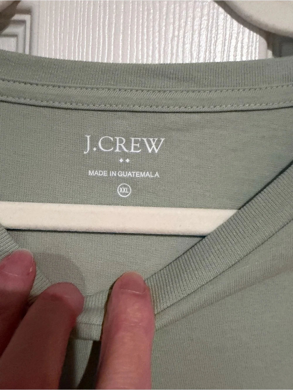 J. Crew Sage Green Crewneck Tee